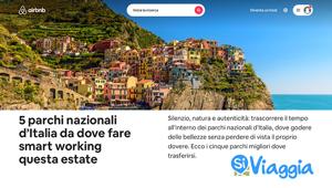 SiViaggia e Airbnb scelgono le migliori località di vacanza nella natura adatte (anche) allo smart working