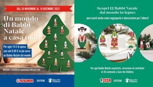 Al via l’operazione di Natale di Sigma e Sisa “In viaggio per il mondo con Babbo Natale”. Prevista anche una donazione per Save The Children.