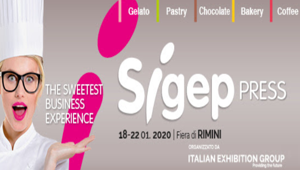 SIGEP: appuntamento dal 18 al 22 gennaio 2020 a Rimini con la 41esima edizione del salone del foodservice dolce di Italian Exhibition Group