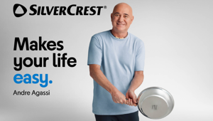 Lidl Italia: Andre Agassi è il nuovo volto di SILVERCREST per la campagna "Makes your life easy"