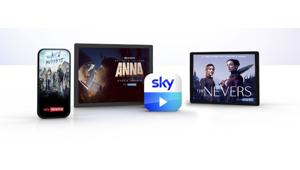 L’app Sky Go è sempre più utilizzata: più di 600 milioni di video views nel 2020. Nei primi mesi del 2021 registra una media di 3 milioni di ore viste a settimana