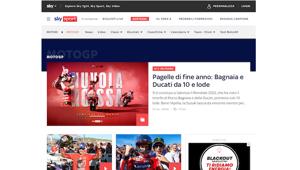 Per la Motogp su Sky Sport  956 mila spettatori e il 7%di share per il Gp di Valencia, ultima gara della stagione con Francesco Bagnaia Campione dl Mondo