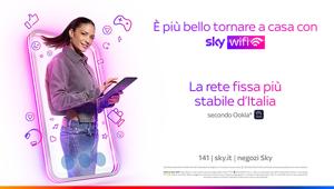 OOKLA premia ancora Sky wifi come rete fissa più stabile d’Italia. Al via la nuova campagna di comunicazione con la brand Ambassador Elodie