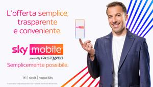 Alessandro Del Piero è testimonial di Sky Mobile powered by Fastweb. Al via la campagna pubblicitaria firmata Sky Creative Italy