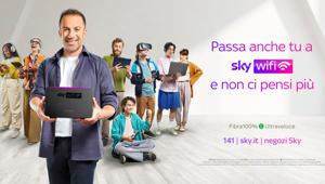 Alessandro Del Piero è il nuovo testimonial di Sky Wifi. Al via la campagna pubblicitaria