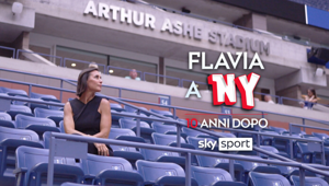 Su Sky arriva "Flavia a New York, 10 anni dopo", il docufilm realizzato in collaborazione con Intesa Sanpaolo che racconta la vittoria di Flavia Pennetta agli US Open 2015