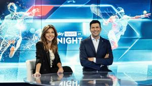 Da lunedì 15 settembre in seconda serata su Cielo il nuovo tg sportivo 'Sky Sport 24 Night'