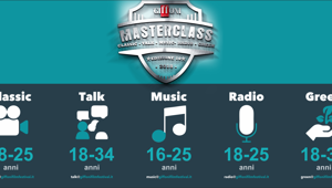 Masterclass: dal 28 febbraio al 15 aprile, 500 ragazzi potranno iscriversi ai nuovi percorsi formativi pensati per Giffoni 2018