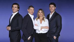 Ignazio Moser, Aldo Montano, Nicola Ventola soci di Golden Sabre Agency, agenzia di Sport e Celebrity Management di Cristina Lodi