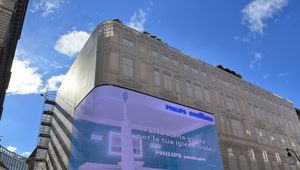 Philips Sonicare in affissione 3D con la campagna ‘Fai la scelta giusta’. Progetto a cura di OMD, Red Carpet e IGPDECAUX