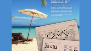 Sul Sole 24 Ore di sabato 28 luglio al via 'Virtù Nascoste' ed 'Enigmistica24'