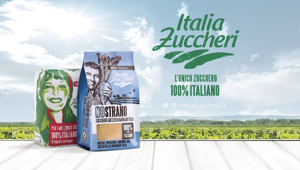 Italia Zuccheri in campagna con Gerry Scotti a sostegno dell'unica produzione 100% italiana