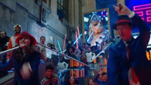 Nello spot di Natale per TIM Party i 'personaggi' di Star Wars e Amadeus