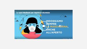 Mediaset invita gli italiani a rispettare le regole per la sicurezza in vista della riapertura delle attività del Paese