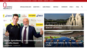 Nasce Sprintnews.it, primo quotidiano online dedicato all'atletica leggera