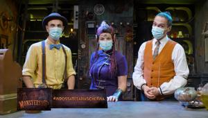 DeAKids: il cast di 'Monstershop' protagonista di una clip per invitare i ragazzi ad indossare la mascherina