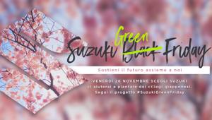 #SuzukiGreenFriday: domenica 21 novembre Suzuki donerà al Comune di Torino degli alberi di ciliegio giapponese, devolvendo una parte del fatturato del venerdì “nero”