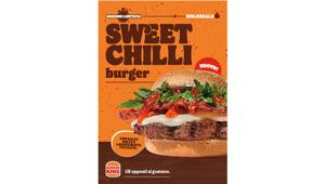 Burger King lancia Sweet Chilli Burger, panino in edizione limitata, con una campagna di comunicazione integrata firmata da Wunderman Thompson