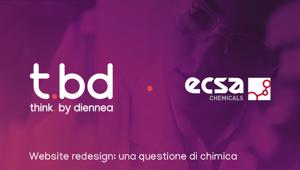 T.bd - think. by diennea sviluppa con una metodologia innovativa nel mondo della progettazione UI e UX il nuovo design del sito di ECSA Chemicals