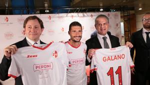 Birra Peroni arriva sulle maglie del Bari calcio