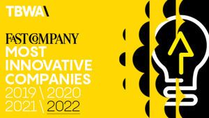 Per il quarto anno consecutivo TBWA nominata da Fast Company tra le aziende più innovative del mondo. L'agenzia al primo posto nel settore pubblicitario