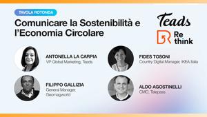 Teads inaugura al Re-think Circular Economy Forum il primo appuntamento targato “Advertising Responsibly” per sensibilizzare il mercato dei media ai temi dell’economia circolare e sostenibilità