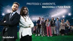 TEND firma la nuova campagna per RAEE e PILE esauste con Claudio Marchisio e Danielle Madam. Produce Heritage Globale