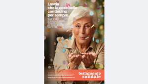 Testamento Solidale lancia la nuova campagna “Lascia che le cose belle continuino per sempre” firmata Komma
