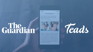 Teads firma una partnership esclusiva con The Guardian News & Media sui mercati UK e EAA per la distribuzione dei formati pubblicitari inRead