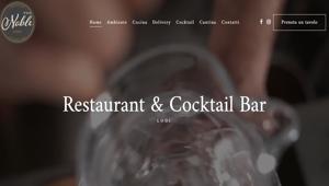 Digital Yummies firma l'immagine del sito 'The Noble - Restaurant & Cocktail Bar' di Lodi