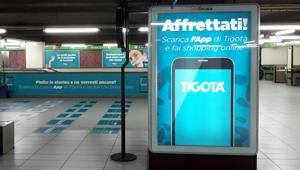 Nella metro di Cadorna arriva una pennellata di verde di Tigotà con BCube e MSL