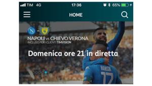 Live su TIMVISION tutte le partite amichevoli estive del Napoli Calcio