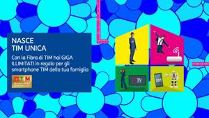 Nasce TIM Unica, Fisso, Mobile, TV e Smart Home insieme. Spot di lancio a Sanremo