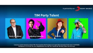 Al via TIM Party Talent, il contest realizzato con Sony Music per dare ai propri iscritti la possibilità di mostrare il proprio talento da entertainer