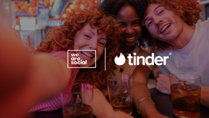 Tinder sceglie We Are Social come partner strategico e creativo per i canali social network