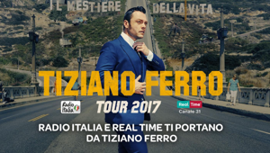 Intervista esclusiva a Tiziano Ferro in diretta su Real Time, Radio Italia e Radio Italia Tv