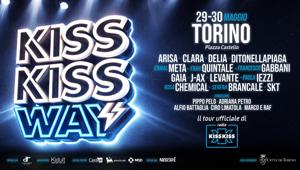  “KISS KISS WAY 2026: Torino inaugura l’estate live di Radio Kiss Kiss  con DR Automobiles, Kidult, CeraVe, Plenitude, MSD Italia e Nescafé Latte