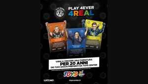 Toys Center debutta a Lucca Comics & Games 2026 col format Play4Ever: allo stand attività esperienziali, il contest “Play 4ever, 4 real” e partnership strategiche Toys Center debutta a Lucca Comics & Games 2026 col format Play4Ever: allo stand attività esperienziali, il contest “Play 4ever, 4 real” e partnership strategiche