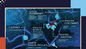 Ecco tutti gli eventi di 'Tra Palco e Città', il progetto crossmediale di Rai e Rai Pubblicità per il Festival di Sanremo. Raddoppiati i partner sul territorio