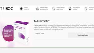 Triboo inizia la commercializzazione e la vendita dei test sierologici
