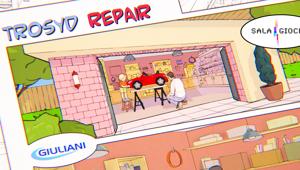 Giuliani sceglie Sala Giochi per lo spot di lancio di Trosyd Repair