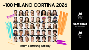 Samsung celebra il countdown verso i Giochi Olimpici Invernali Milano Cortina 2026 e svela il Team Samsung Galaxy