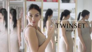 Georgina Rodriguez con Twinset e Armando Testa manda la noia in fuorigioco. A Media Italia le attività media