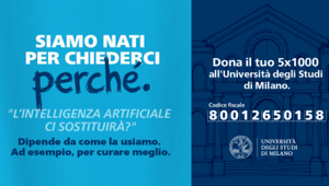 Università degli Studi di Milano lancia il 5x1000 con la creatività di Being e la pianificazione di Spada Media Group