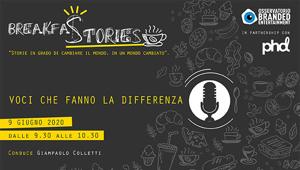 OBE e PHD presentano BreakfaStories, un ciclo di incontri per raccontare come è cambiata la narrazione di marca ai tempi del Coronavirus