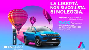 Drivalia, al via la nuova campagna di CarCloud realizzata da Alquadrato e pianificata da Hearts&Science