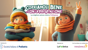 La Società Italiana di Pediatria sceglie La Fabbrica (Gruppo Spaggiari Parma) per la campagna di sensibilizzazione “Copriamoli bene…”