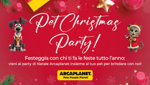 Arcaplanet trasforma i punti vendita nel "Villaggio di Natale dei Pets" per presentare una variegata selezione di regali per il benessere dei Pet