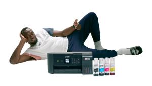 Continua la partnership tra Epson e Usain Bolt per promuovere le stampanti EcoTank e il servizio in abbonamento ReadyPrint