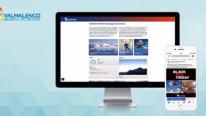 Nuovo sito e campagna digital e social per Valmalenco Bernina Ski Resort. Firma PR & GO UP Communication Partners